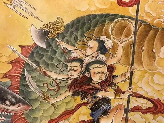 太震撼了！85後帥哥筆下的鬼神世界，讓人一眼就愛上！