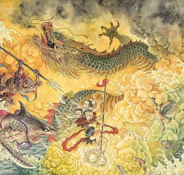 太震撼了！85後帥哥筆下的鬼神世界，讓人一眼就愛上！