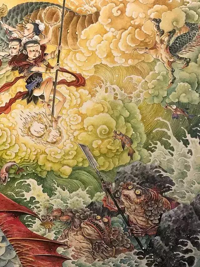 太震撼了！85後帥哥筆下的鬼神世界，讓人一眼就愛上！