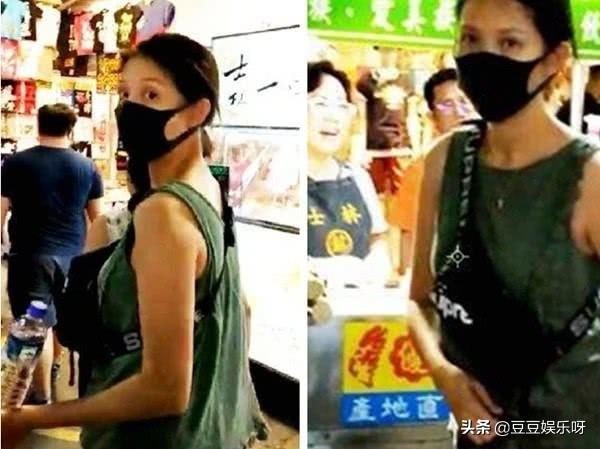 蔡少芬張晉香港街頭被偶遇，娘娘懷三胎身材苗條，身高差亮了