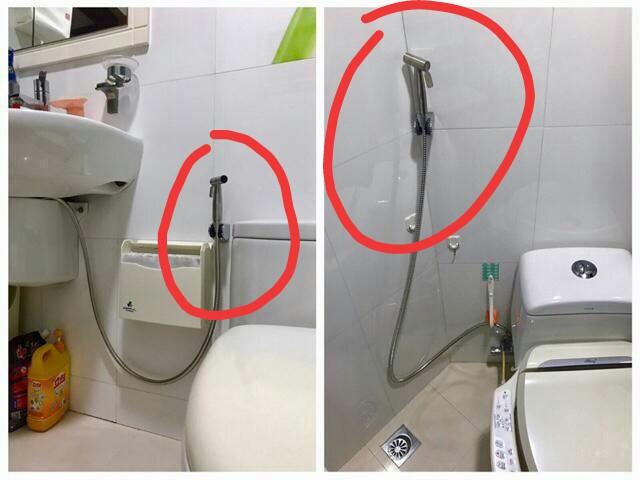 很多泰國酒店衛生間都有一個軟管噴頭，妹子知道其作用後羞紅了臉！