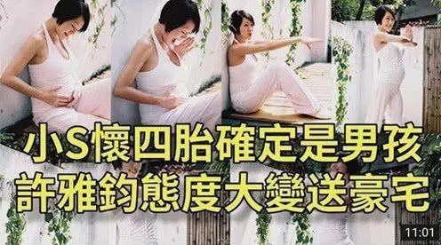 小S被爆懷上四胎男孩，老公激動大方送豪宅？網友：拿生命開玩笑！