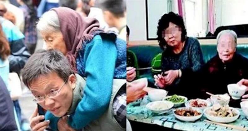 媽媽假裝成乞丐，大兒子狠心拒之門外，二兒子將母親接回家後驚喜來了  
