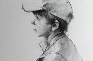 畫素描，這位是高手，藝術造詣一流