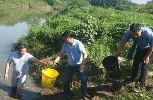 漣水河水域又見檢察藍