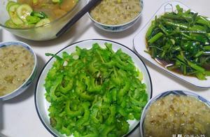 天熱只能快手菜，晚上花20分鐘做了3個菜，成本才6元，一掃光
