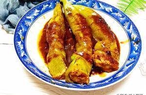 青椒釀肉這樣做，一上桌就搶光，簡單開胃，三伏天也能吃3碗米飯