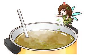 紅色綠豆湯引發「南北大戰」，到底誰喝的是假綠豆湯（菲李漫畫）