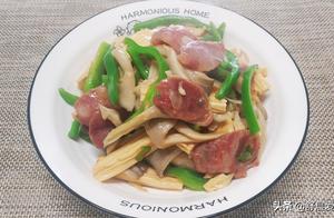 腐竹燒蘑菇最好吃的做法，做出來的腐竹比肉都好吃，好吃又下飯