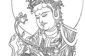 敦煌壁畫菩薩線描精品集（盛唐至元代）