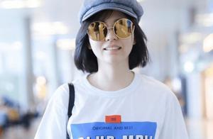 34歲張靚穎短髮近照曝光，一個面部細節看出女神略顯憔悴