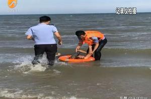 因家庭矛盾，惠安女子欲跳海輕生，邊防民警趕忙下海勸阻