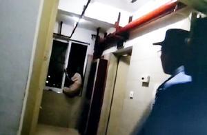 女子29樓窗台欲輕生，揚州寶應民警這一抱太神勇了