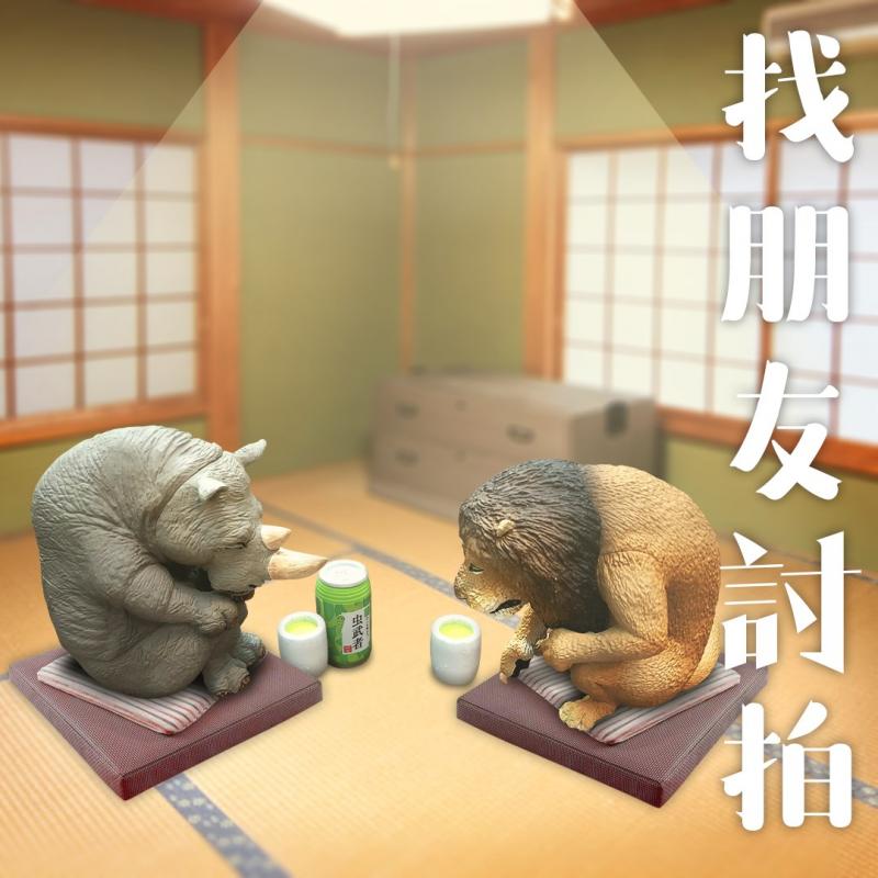 新扭蛋「不勇敢系列」動物表情好想幫拍拍　網心疼：通通跟我回家吧