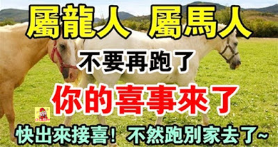 屬龍、屬馬人：不要再跑了，你的喜事來了，「喜上加喜」 快來「接喜」