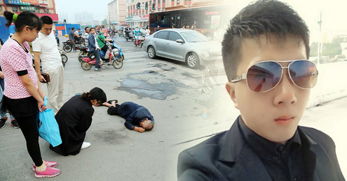 老爺爺暈倒「無人敢扶」，傻小子見狀趕緊送醫，為此錯過了面試時間，不料卻因此得了福報！