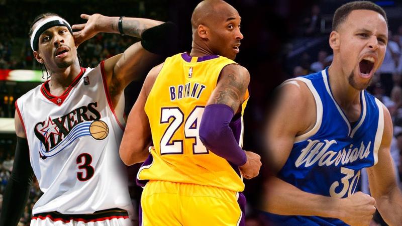 美媒評歷史十大後衛：現役僅Curry入選，戰神第八Kobe第三，第一無懸念！