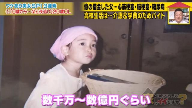 日本父親負債上億帶女兒過著逃亡20年的生活，女孩成年後卻稱最感謝父親
