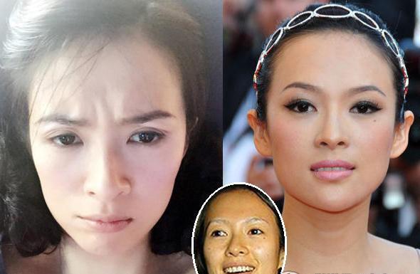 11位女星「素顏vs化妝」前後對比好驚人！趙薇沒變、Baby較暗沈、林志玲不愧台灣第一名模！