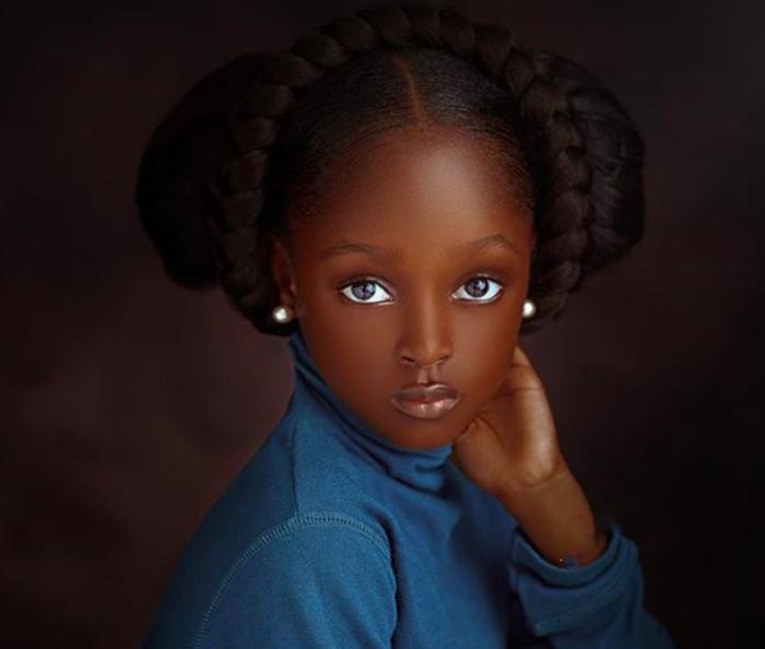 世界最美女孩！　6歲黑人女童肖像驚艷世界：凡間真的有天使