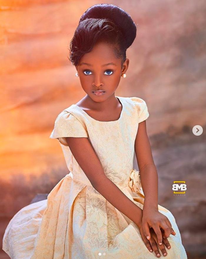世界最美女孩！　6歲黑人女童肖像驚艷世界：凡間真的有天使