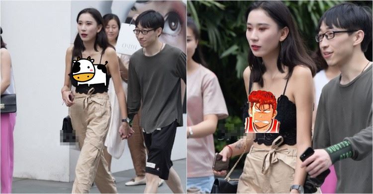 勵志！矮個宅男把到正妹...小背心側面超完美：激勵到我了