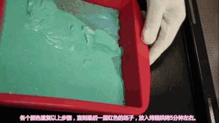 這個彩虹年輪蛋糕，成品居然這麼美