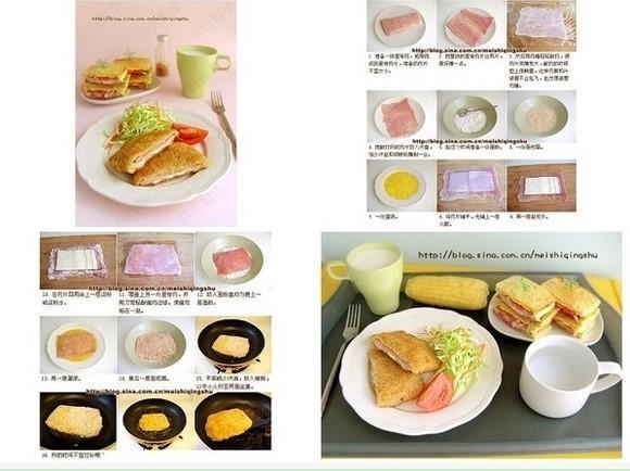 開始學做早飯吧, 二十一種早飯做法