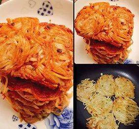 金黃酥脆又綿軟的薯餅，7步搞定超美味