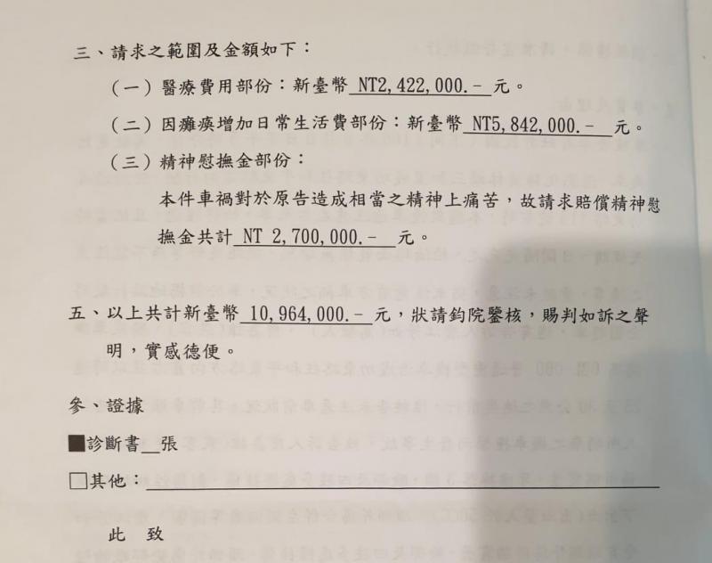 與75歲雙載老者機車擦撞，被索償近1100萬元「我全家賣了也賠不完啊」！