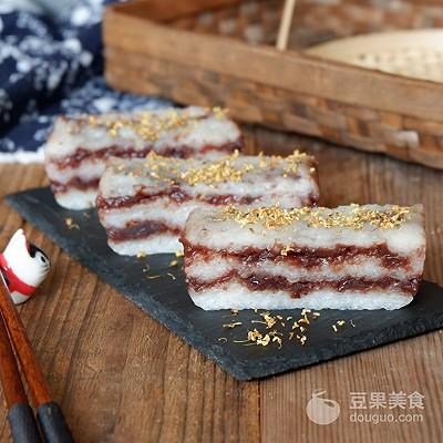 豆沙糯米糕的做法~ 
