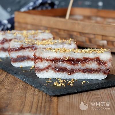 豆沙糯米糕的做法~ 