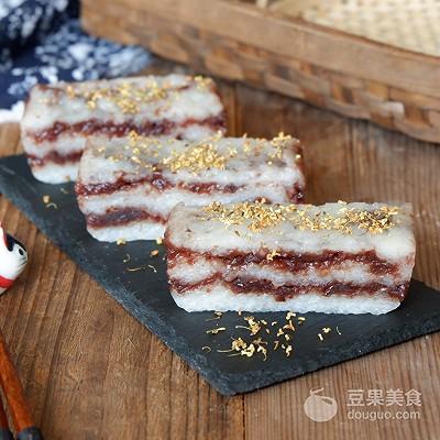 豆沙糯米糕的做法~ 